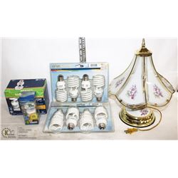 TOTE WITH TOUCH LAMP . WORKING AND 12 ENERSAVE