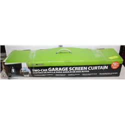 HOME AND GARAGE TWO CAR GARAGE SCREEN CURTAIN