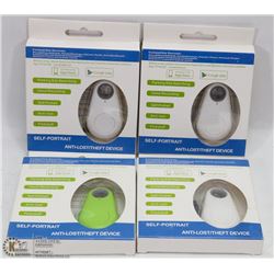 LOT OF 4 WIRELESS BLUETOOTH 4.0 ANTI-LOST TAGS