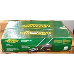 YARDWORKS GRASS COLLECTION BAG, 40 LITRE CAPACITY