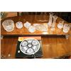 Image 1 : ESTATE LOT OF CRYSTAL ORNAMENTS