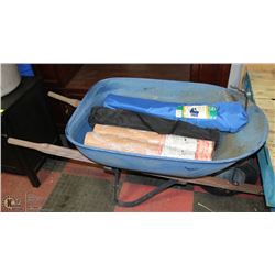 WHEELBARROW SOLD WITH 2 CAMP CHAIRS AND 2