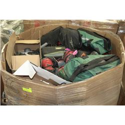 #54-(8) PALLET OF MIX POWER TOOLS -SANDERS AND SAW