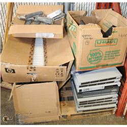 PALLET OF ELECTRONICS INCL VOIP PHONES, SERVERS,