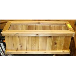 CEDAR PLANTER BOX 10"X26"X10"H
