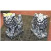 Image 1 : PAIR OF CHINESE LION GARDEN ORNAMENTS