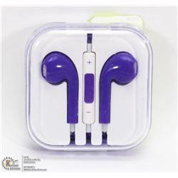 ON CHOICE: NEW PURPLE APPLE STYLE EARBUDS
