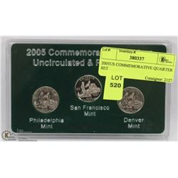 2005US COMMEMORATIVE QUARTER SET