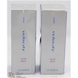 QUANTITY OF 2 VELOCITY COLOGNE FOR HIM 2FL. OZ