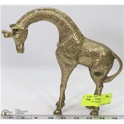 SOLID BRASS GIRAFFE.