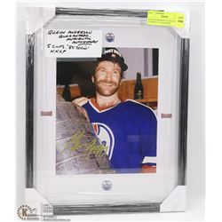GLENN ANDERSON GUARANTEED AUTHENTIC AUTOGRAPH