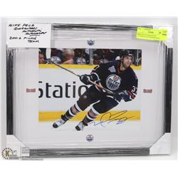 MIKE PECA GUARANTEED AUTHENTIC AUTOGRAPH FRAMED