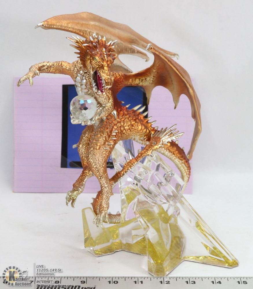 FRANKLIN MINT DRAGON GUARDIAN OF TIME BY MICHAEL