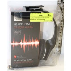 DJ SKIN PROFESSIONAL SOUND OVER EAR HEADPHONES