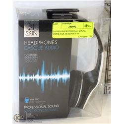 DJ SKIN PROFESSIONAL SOUND OVER EAR HEADPHONES