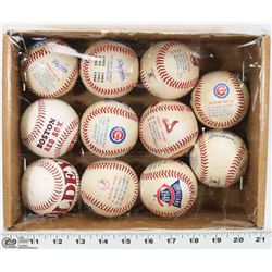 FLAT WITH MLB MAJOR LEAGUE BASEBALL -BASEBALLS