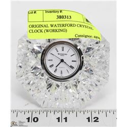 ORIGINAL WATERFORD CRYSTAL CLOCK (WORKING)
