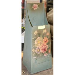 VINTAGE METAL HAND PAINTED FIREPLACE/UMBRELLA