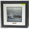 Image 1 : FRAMED "KILLER WHALE" PICTURE BY ROBERT BATEMAN