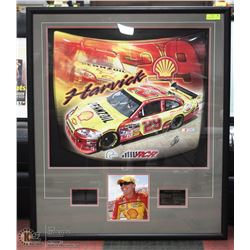 LARGE NASCAR KEVIN HARVICK 182 / 750 AUTOGRAPHED