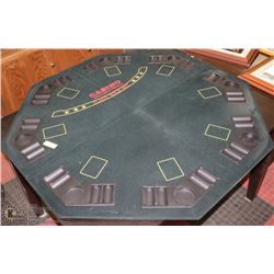 PORTABLE POKER TABLE