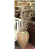 Image 1 : LARGE SHOWHOME VASE WITH BELL ENCRUSTED SWIRL