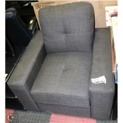 NEW GREY FABRIC SOFA CHAIR ON CHOICE