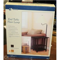 NEW LAMP END TABLE (OAK TONE)