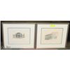 Image 1 : LOT OF 2 SIGNED FRAMED PAOLO CANAL ART