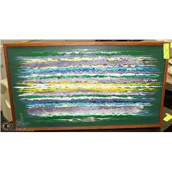 VINTAGE 1967 OIL ON CANVAS IN FRAME SIGNED BY