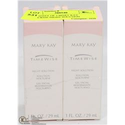 QUANTITY OF 2 MARY KAY TIMEWISE NIGHT SOLUTION