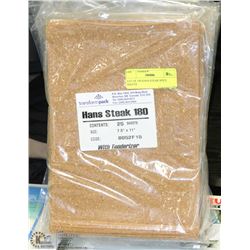 LOT OF 100 HANS STEAK SPICE SHEETS