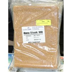 LOT OF 100 HANS STEAK SPICE SHEETS