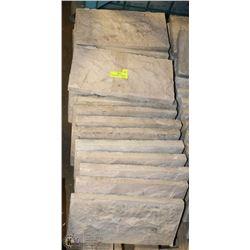 LOT OF 20 CONCRETE STEPPING STONES/BORDER