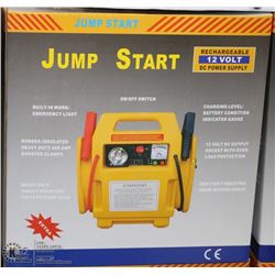 JUMPSTART RECHARGEABLE 12VOLT DC POWER SUPPLY