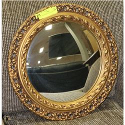 ORNATE FRAMED ROUND MIRROR