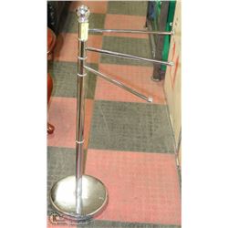 CHROME TOWEL STAND