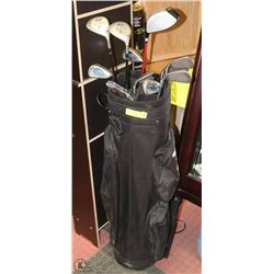 COMPLETE CALLAWAY GOLF CLUBS WITH VILA GOLF BAG