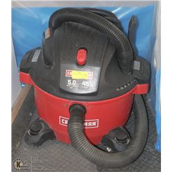 CRAFTSMAN 45L SHOP VACUUM 5HP