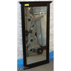 BLACK FRAME WALL MIRROR
