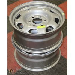 SET OF 2 FORD RIMS - 6 BOLT, 17X7-1/2