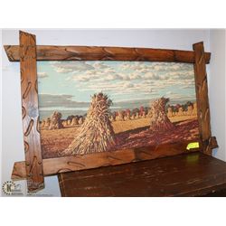 ESTATE WOOD FRAMED PICTURE