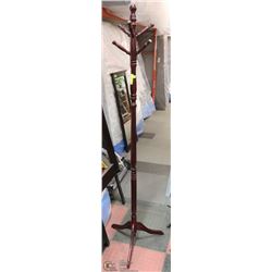 WOOD COAT RACK