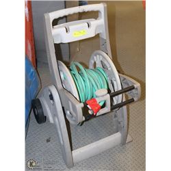 HOSE REEL WITH 40' GARDEN HOSE