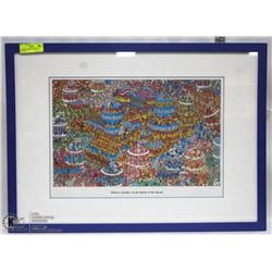 FRAMED PICTURE WHERE IS WALDO?