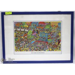FRAMED PICTURE WHERE IS WALDO?