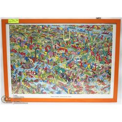 FRAMED PICTURE WHERE IS WALDO?