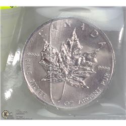 CANADIAN MAPLE LEAF .999 SILVER COIN.