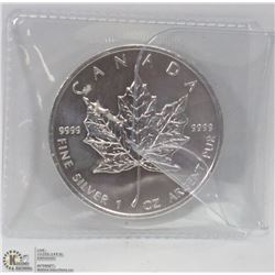 CANADIAN MAPLE LEAF .999 SILVER COIN.