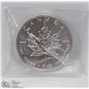 Image 1 : CANADIAN MAPLE LEAF .999 SILVER COIN.